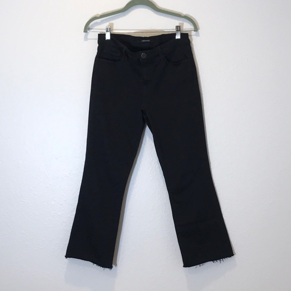 J Brand Denim - J Brand Selena Bootcut Cropped Distressed Jeans